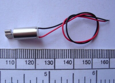 Engine Electric - Type Vibration Miniature - 3 Volt, Diameter 0 1/4in