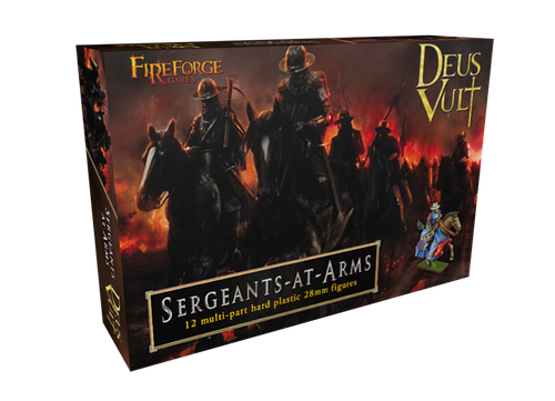 Оружейные сержанты Deus Vult для игр Fireforge - 12 28-миллиметровых фигурок, состоящих из нескольких частей