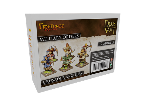 Fireforge Games Resin 28mm 12x Лучники воинственных орденов Crusader DVMO01