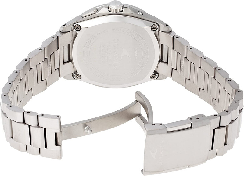 Pre-owned Casio Oceanus Ocw-s100-1ajf Titanium Solar Radio Analog Men Watch Made In Japan