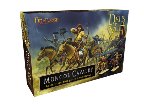 Фигурки из твердого пластика Fireforge Games Deus Vult Монгольская кавалерия 28 мм (12) FFG009
