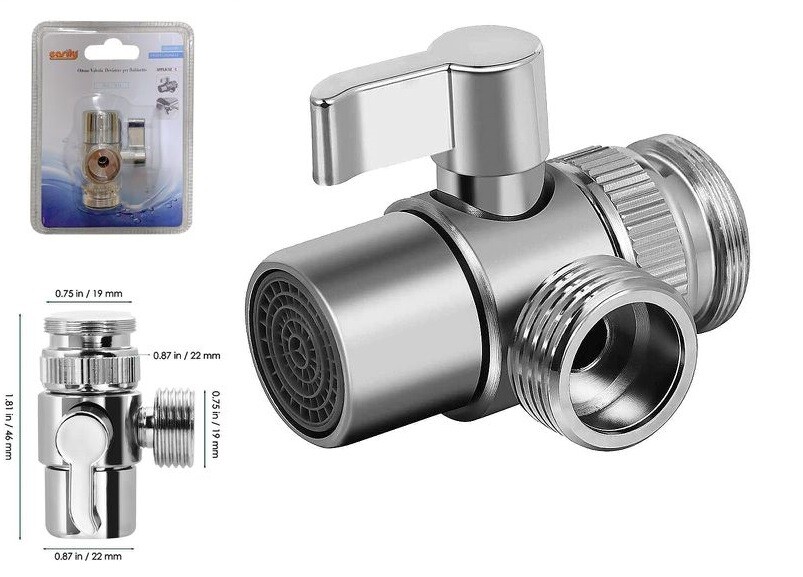 Deviatore Per Rubinetto Cucina Bagno Doccia Lavandino dfh