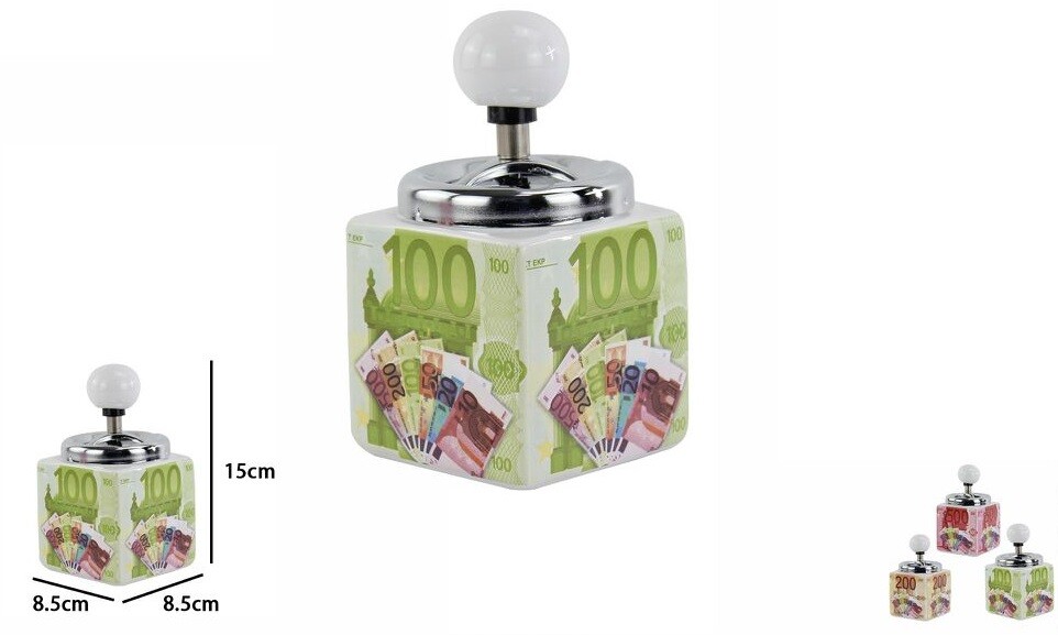 Posacenere Porta Cenere Sigarette In Ceramica A Molla Fantasia Euro dfh