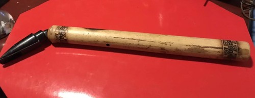 Bamboo saxaflute BAMBOO SAX Key B5 Xaphoon.  RICO ROYAL MOUTHPIECE RARE! Signed
