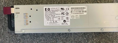 Lot of 2 Hewlett Packard DPS-600PB B AC Server Hot Swap Power Supply 321632-501