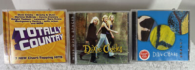 3 Country CD's- Totally Country Hits & 2 Dixie Chicks- Wide Open Spaces, Fly