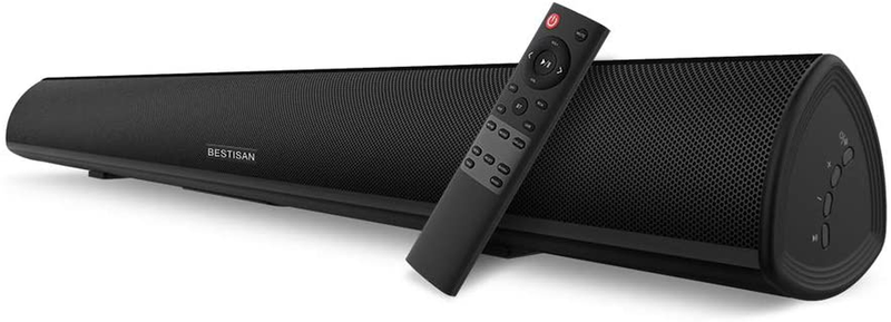 28 Inch TV Soundbar Wired and Wireless Bluetooth 5.0 Speaker DSP Optical On Wall