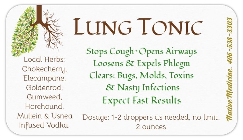 Lung Tincture  Opens Airways, Expels Phlegm, Clears Infections FAST: