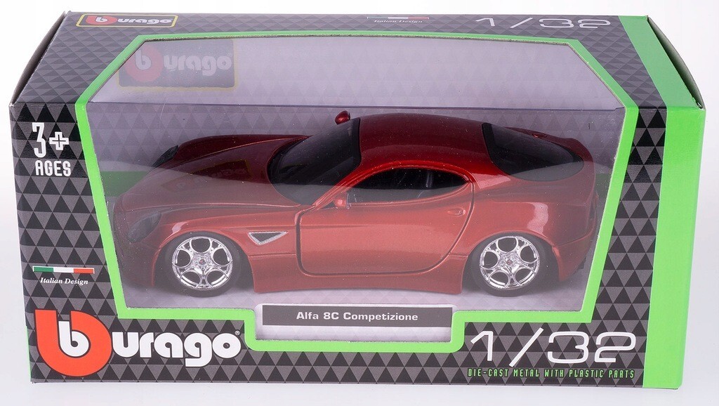 Bburago Alfa 8C Competizione 1/18 赤 Amazon | burago 1/18 Alfa 8C Competizione Red ブラーゴ