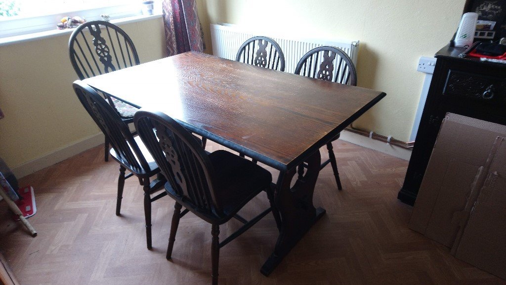 Kitchen table and chairs farmhouse style | in Swansea | Gumtree