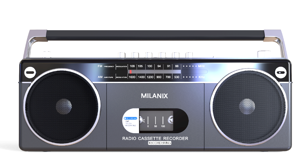 Bluetooth Portable Cassette Player Recorder Boombox AM/FM Radio