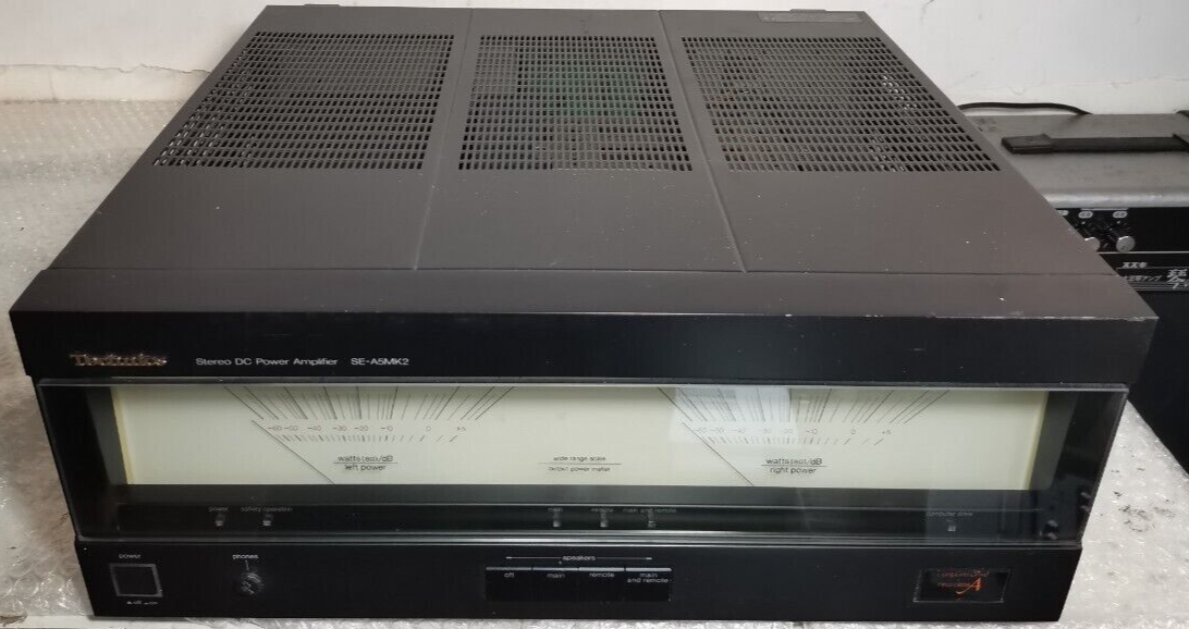 テクニクス　SE-A5 ステレオDCパワーアンプ　アンプ Technics SE-A5 Stereo Power Amplifier AC100V 50Hz/60Hz
