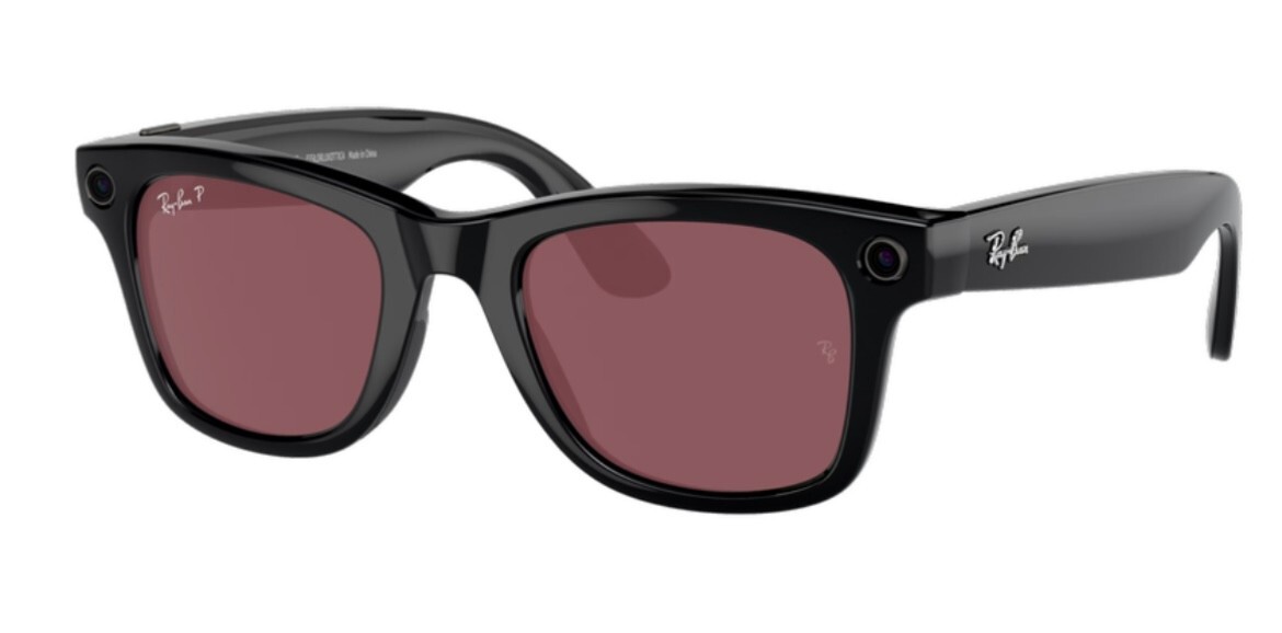 RAY-BAN Meta Wayfarer rw4006 Smart Sunglasses Shiny Black