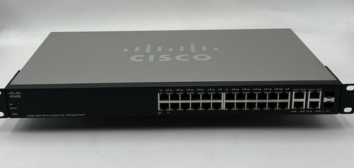 ルーター・ネットワーク機器 Cisco Small Business SG300-28PP CISCO SG300-28PP 24-port Gigabit PoE+ Managed Network Switch