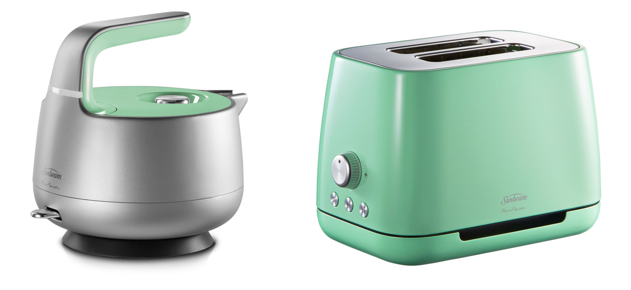 Sunbeam KE1900B TA1900B Diamond Kettle and Toaster PACK Blue HURRY