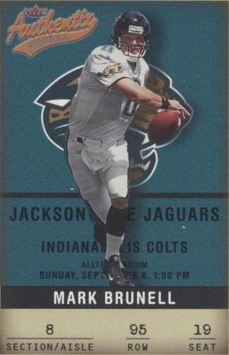2002 Fleer Authentix Mark Brunell #95