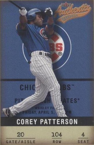 2002 Fleer Authentix - Corey Patterson #104