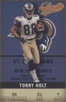 2002 Fleer Authentix Torry Holt #21
