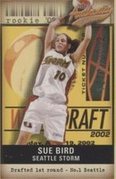 2002 Fleer Authentix WNBA - Sue Bird #101