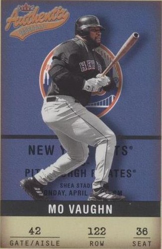 2002 Fleer Authentix - Mo Vaughn #122