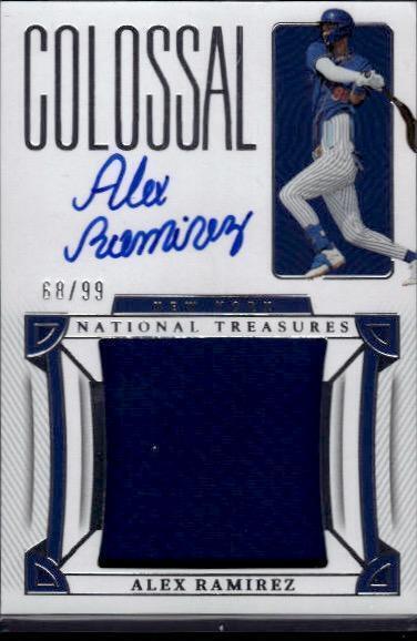 2023 Panini National Treasures - Alex Ramirez #CMS-18
