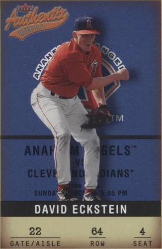 2002 Fleer Authentix - David Eckstein #64