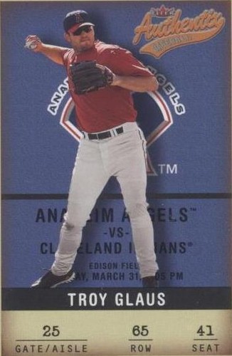 2002 Fleer Authentix - Troy Glaus #65