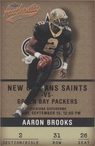2002 Fleer Authentix Aaron Brooks #31