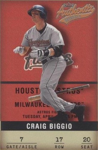 2002 Fleer Authentix - Craig Biggio #17