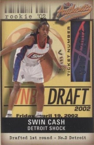 2002 Fleer Authentix WNBA - Swin Cash #102