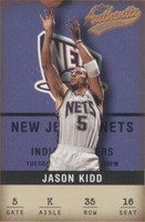 2001-02 Fleer Authentix - Jason Kidd #35