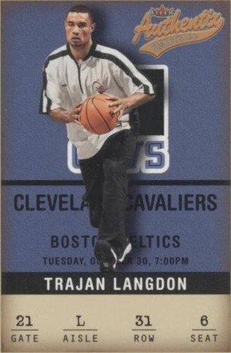 2001-02 Fleer Authentix - Trajan Langdon #31