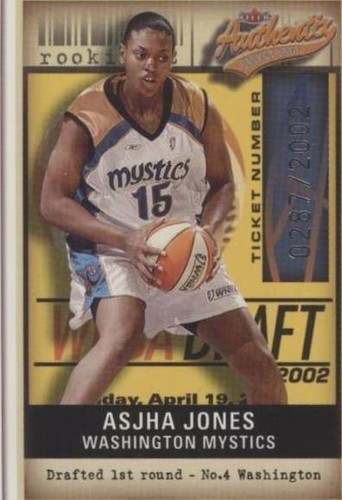 2002 Fleer Authentix WNBA - Asjha Jones #104