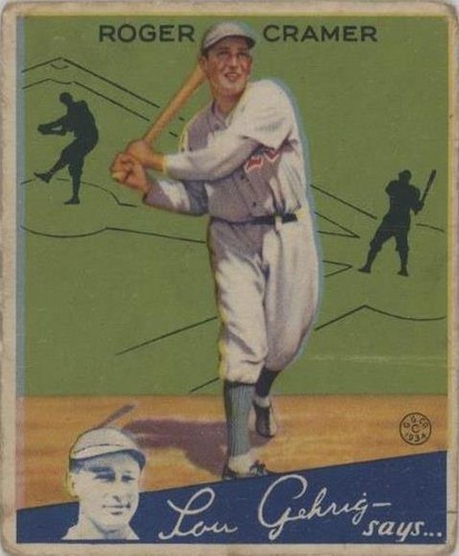 1934 Goudey Big League Chewing Gum - Doc Cramer #25
