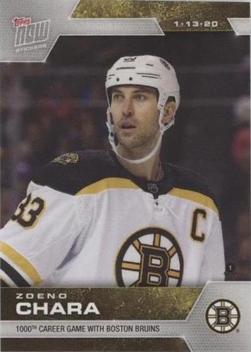2019-20 Topps Now NHL Stickers - Zdeno Chara #134