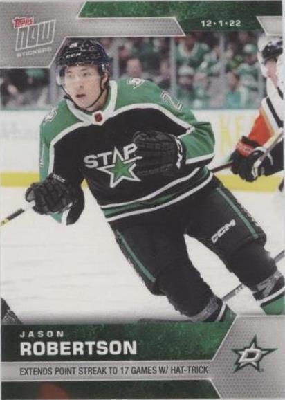 2022-23 Topps Now NHL Stickers - Jason Robertson #90