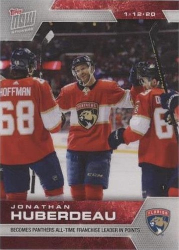 2019-20 Topps Now NHL Stickers - Jonathan Huberdeau #133