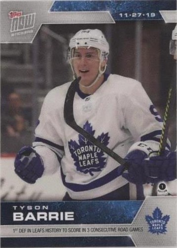 2019-20 Topps Now NHL Stickers - Tyson Barrie #75