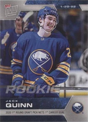 2021-22 Topps Now NHL Stickers - Jack Quinn #227