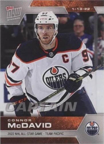 2021-22 Topps Now NHL Stickers - Connor McDavid #ASG-37