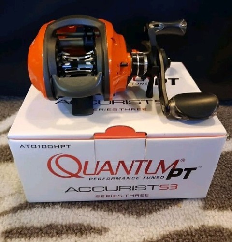 QUANTUM PT ACCURIST S3 ATO100HPT 7.0:1 RIGHT HAND BAITCAST FISHING REEL