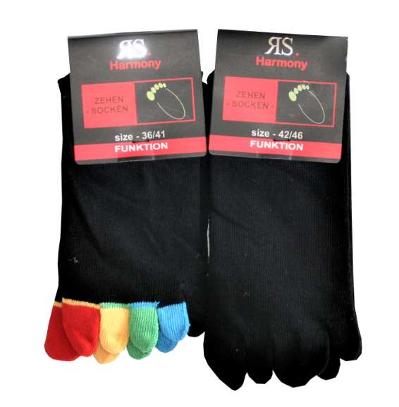 FOMIYES Zehensocken 2 Paar - Unsichtbare Damensocken Für Yoga & Alltag