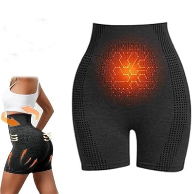 Micro Vibration Shorts, Massage Module Ice Silk lon Fiber Repair Shaping Shorts