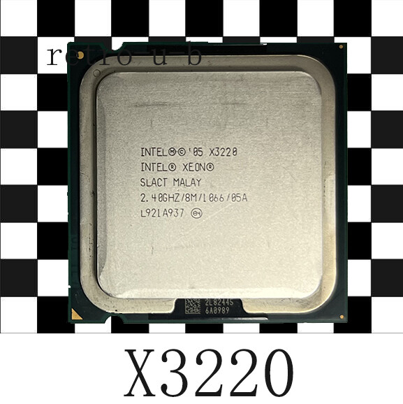 Intel Xeon X3220 2.4 GHz LGA775 4 cores 4 threads SLACT 8 MB