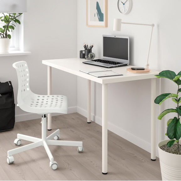 Ikea White Desk and Chair in BurtononTrent, Staffordshire Gumtree