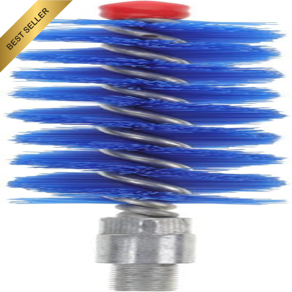 22Mm Bore Brush for Air Conditioner Cleaning, Blue Nylon Copper Tube Cleaner wit