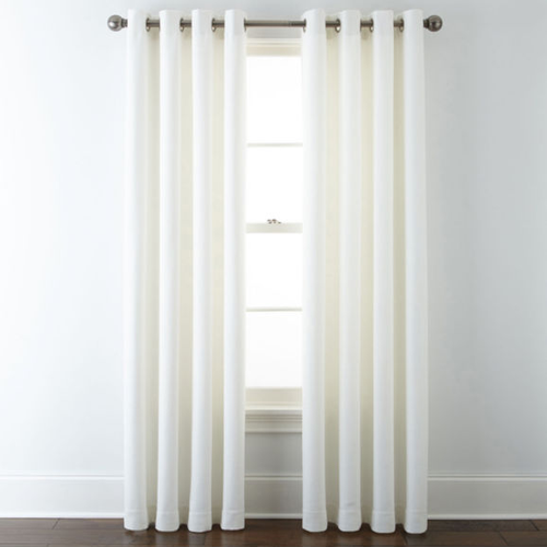 Jcpenney Home Pembroke Grommet Top Curtain Panel 50 W X 95 L