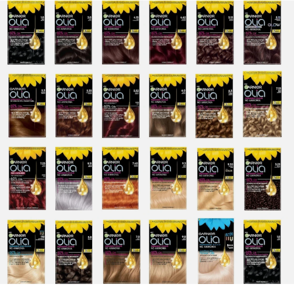 Garnier Olia No Ammonia Permanent Hair Dye, All Colours Available Fast Delivery