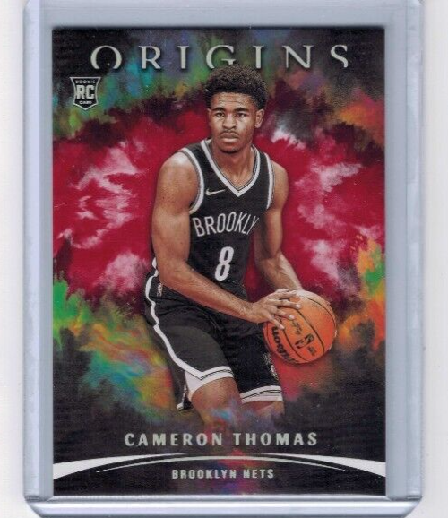 2021-22 Panini Origins Cameron Thomas Rookie On-Card Auto