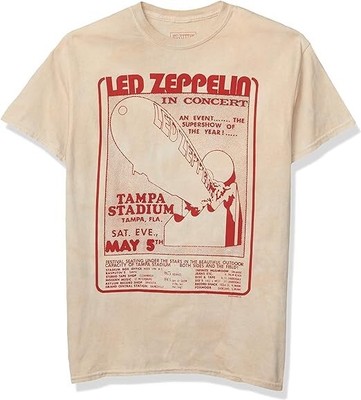 Liquid Blue Men's In Concert T-Shirt - Led Zeppelin - Size: XL